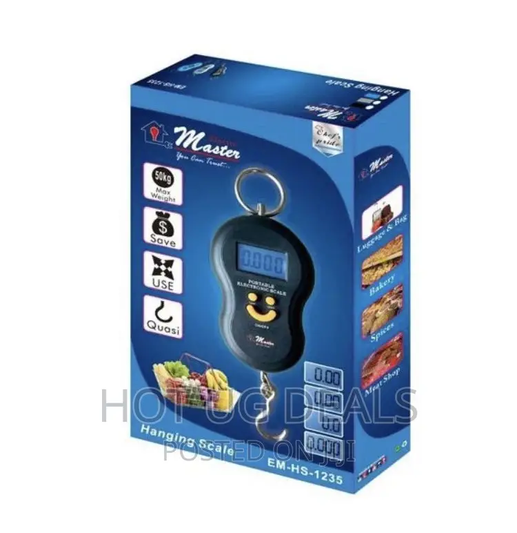 Electro Master Portable Electronic Weighing Scale 50kgs