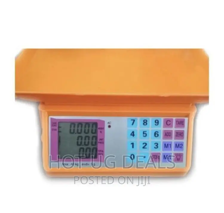 Electronic Price Computing Weighing Scale 40kg - Orange