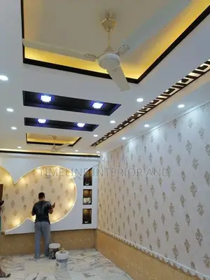 Spot Lights Gypsum Ceiling.