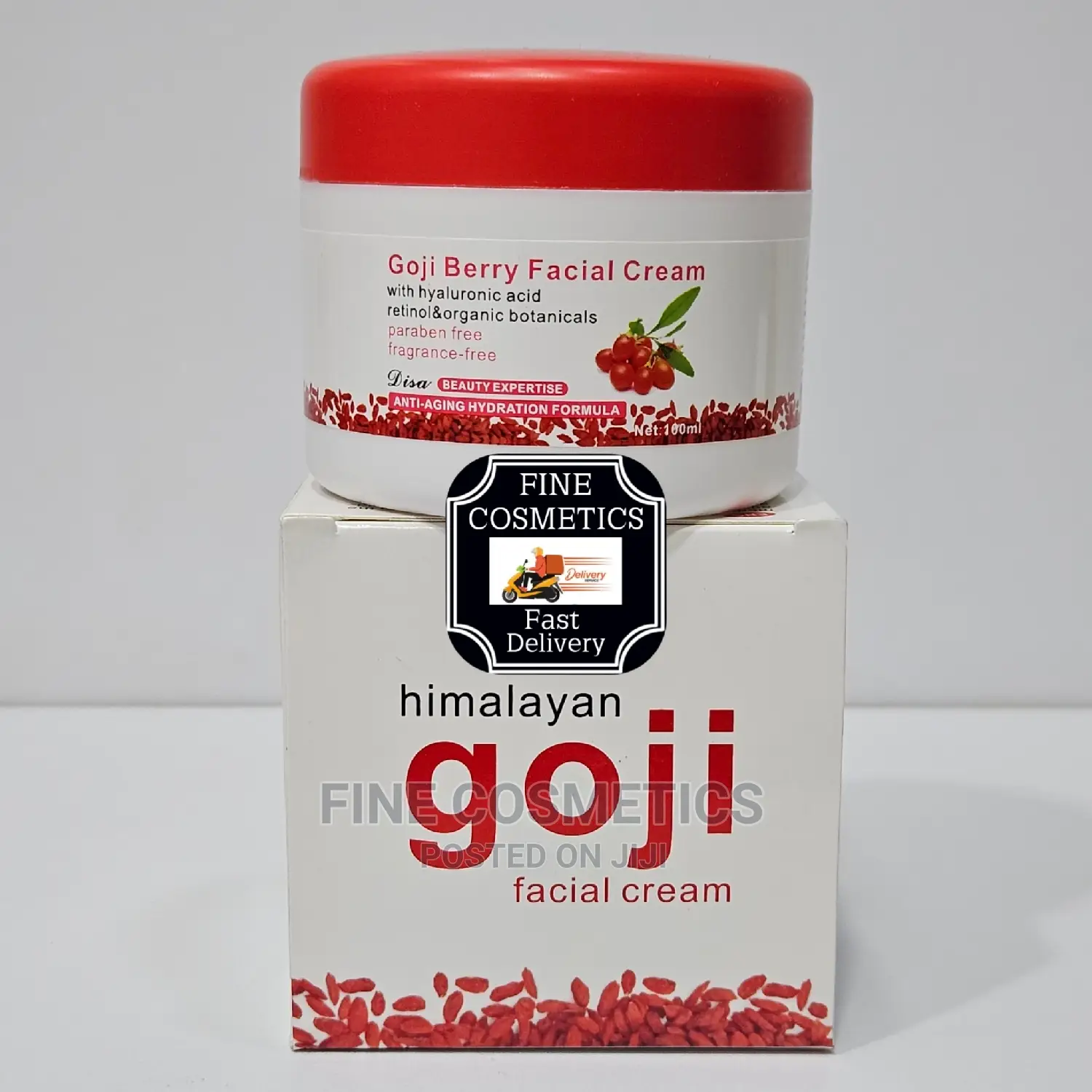 Goji Berry Anti-Aging Face Cream With Hyaluronic Acid+Retino