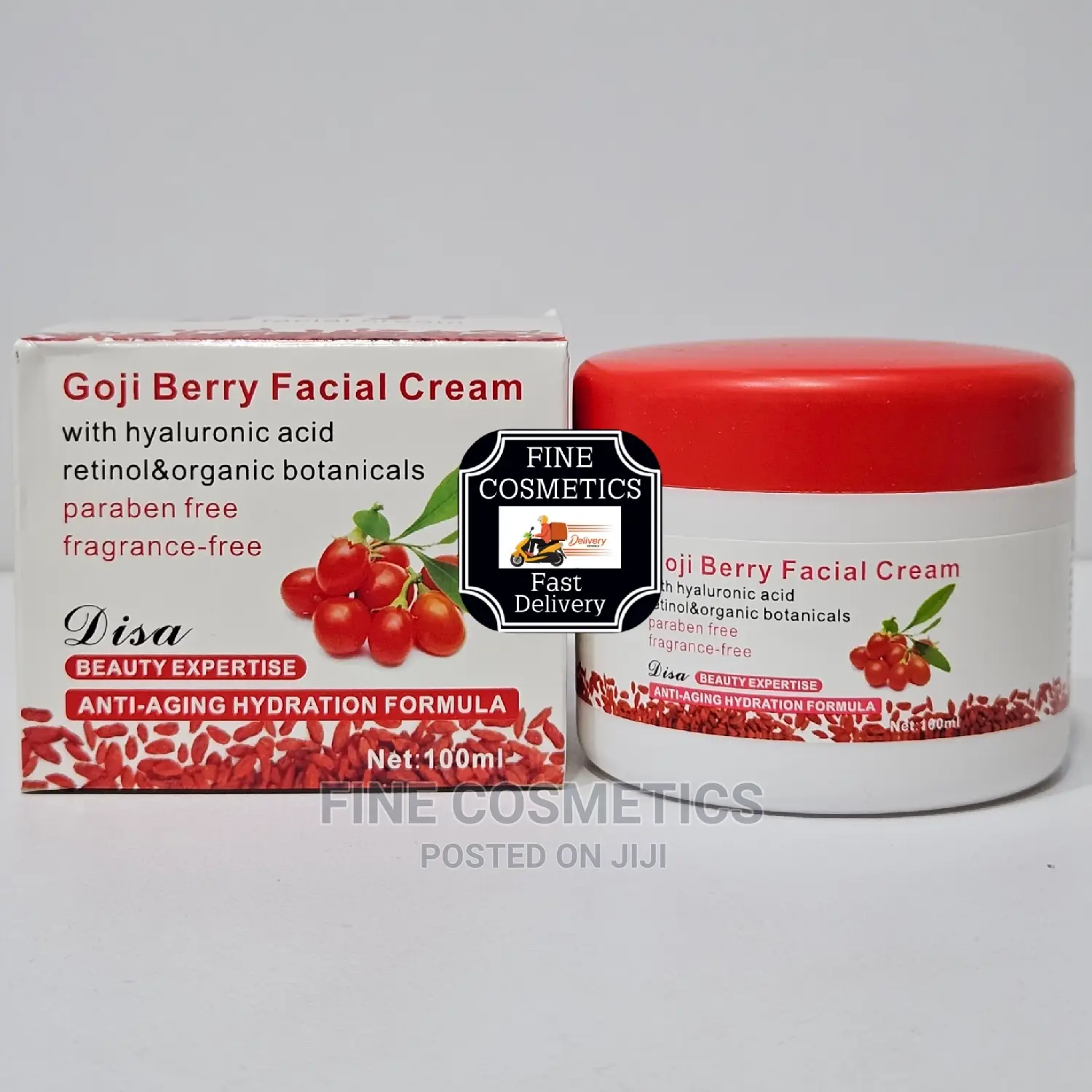 Goji Berry Anti-Aging Face Cream With Hyaluronic Acid+Retino