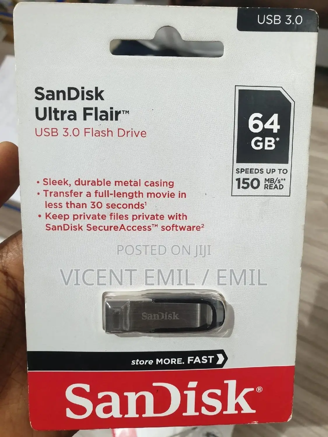 USB 3.0 Flash Drive 64GB Ultra Flair