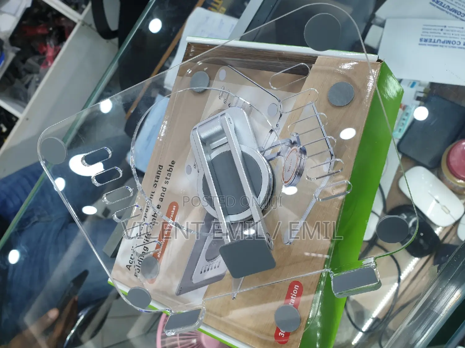 Acrylic Transparent Stand For Tablet And Phones