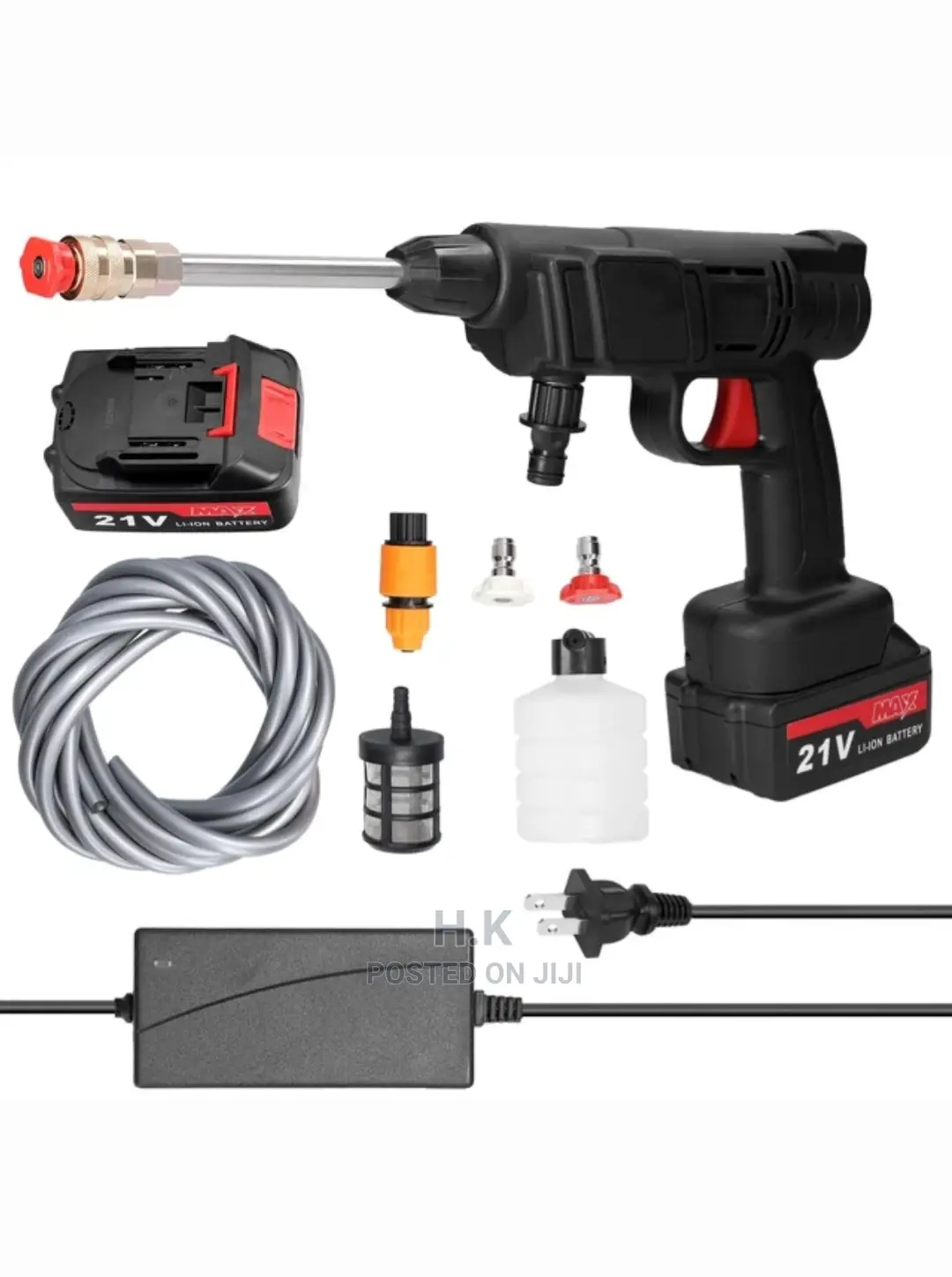 Rechargeable Jet Car Washer Water Gun