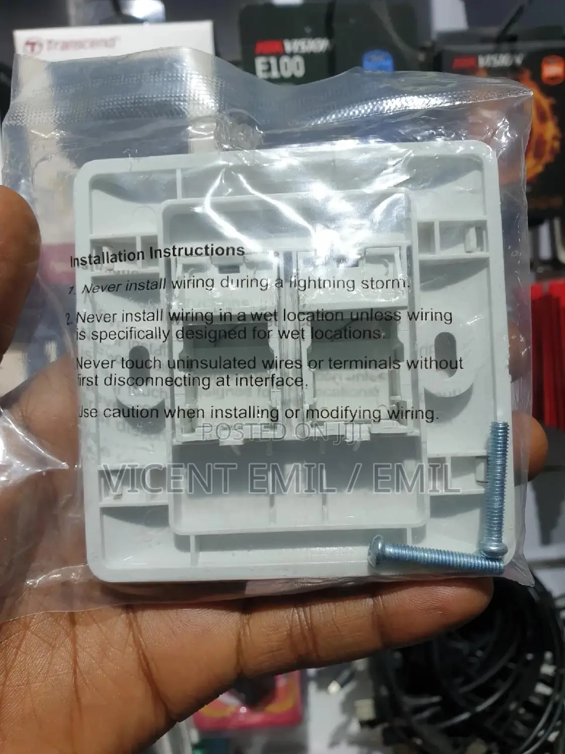 Shuttered Faceplate Network Sockets