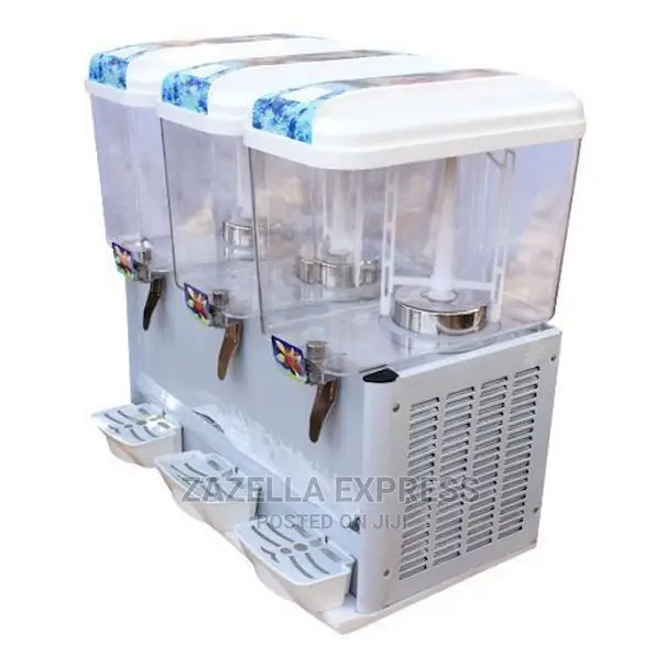 Tripple 18*3 Litres 3 Tap Juice Dispenser-White