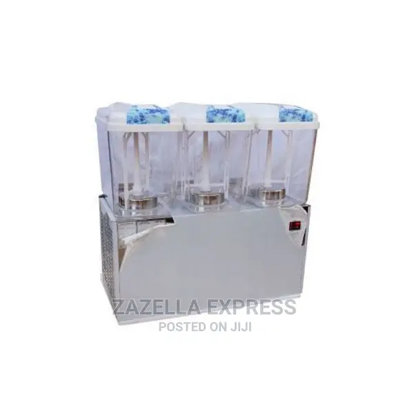 Tripple 18*3 Litres 3 Tap Juice Dispenser-White