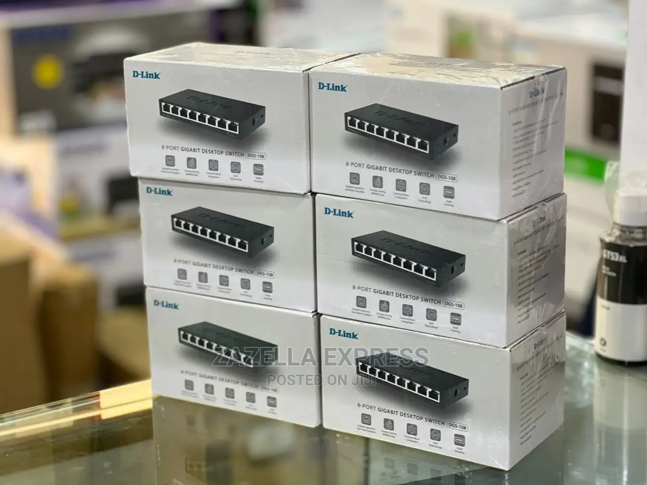 8-Port Gigabit Unmanaged Desktop Switch DGS-108