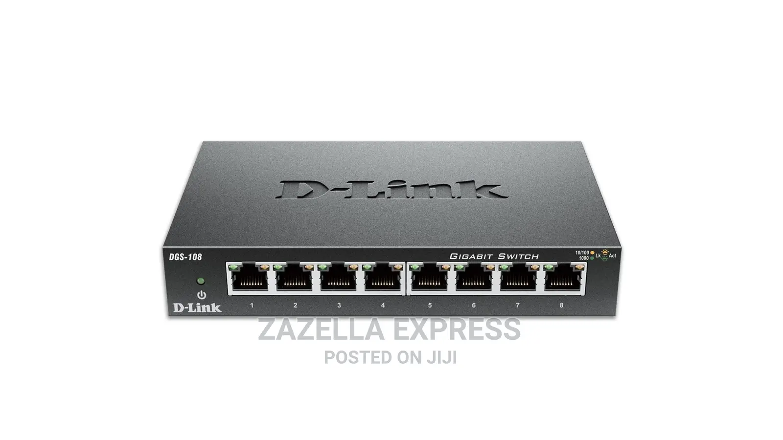 8-Port Gigabit Unmanaged Desktop Switch DGS-108