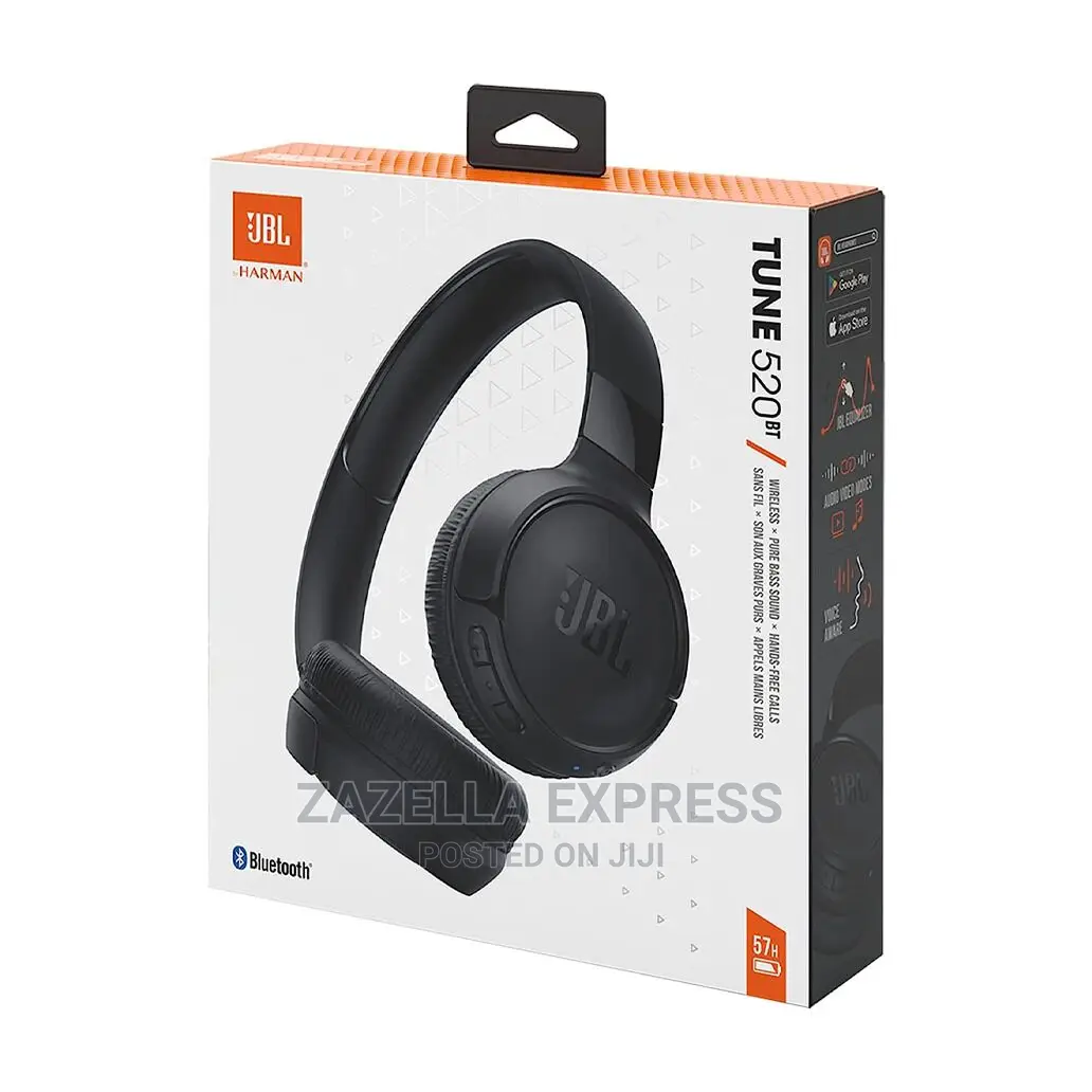 Original JBL Tune 520BT Wireless On-ear Headphones