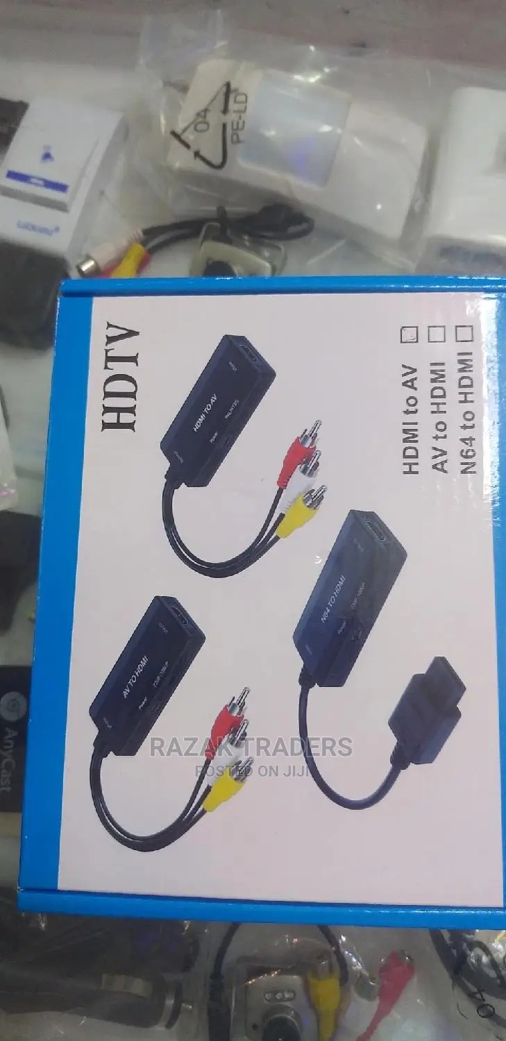 AV To HDMI Converter, Video Audio Converter Adapter