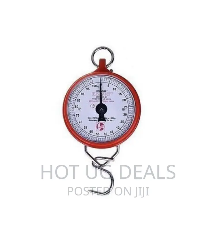 Hanging Weighing Scale With 100kg Maximum - Red