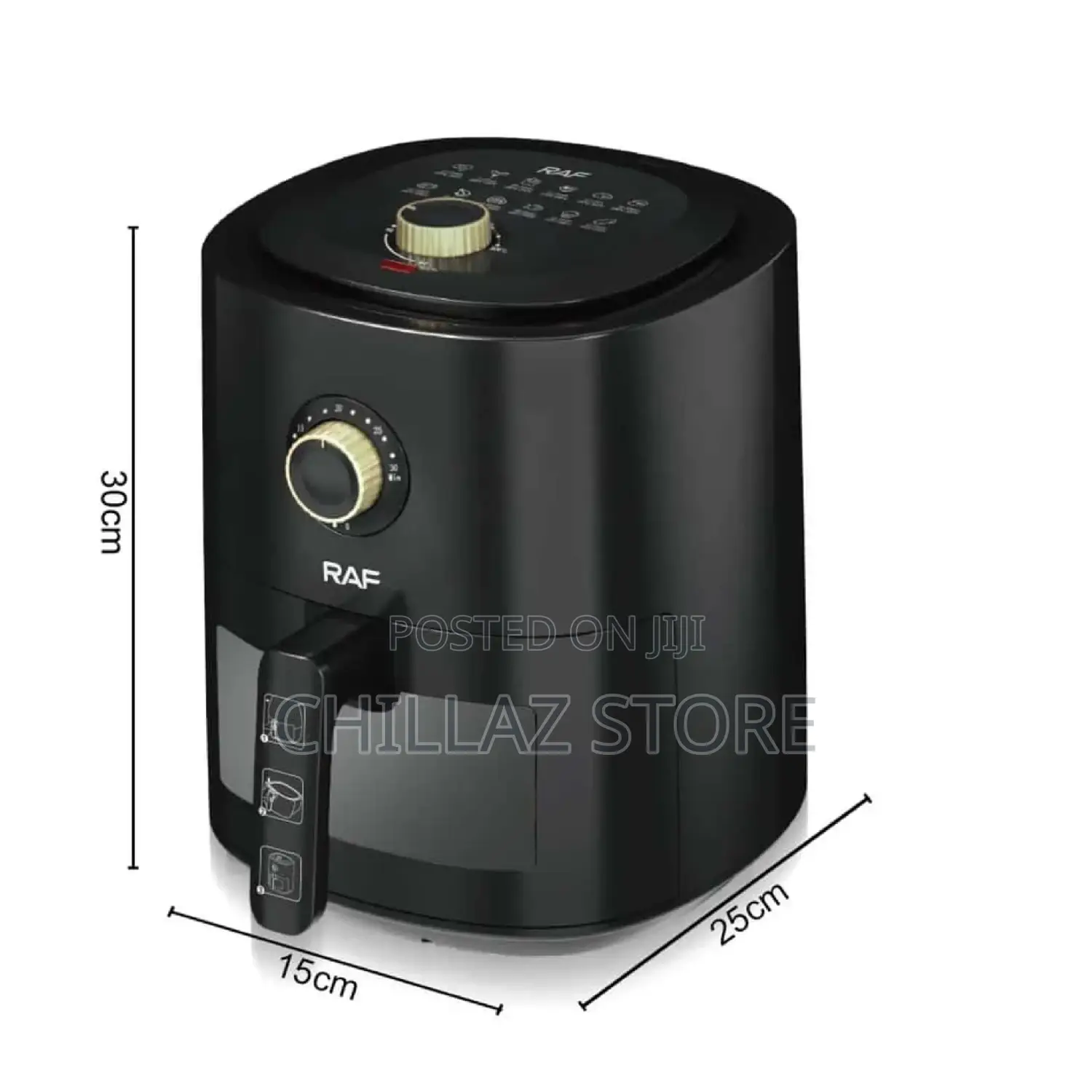 6.0litres Raf Electric Single Air Fryer.