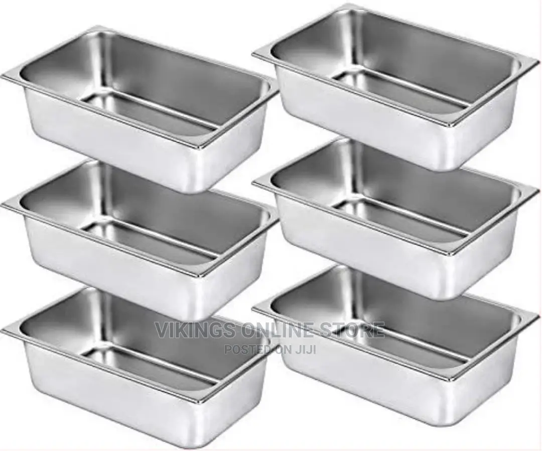 6 Pack Chafing Water Steam Table Buffet Food Pans