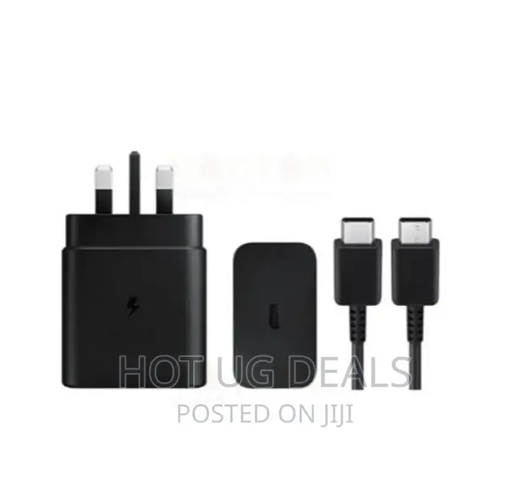 Samsung 25W Power Adapter With USB Type-C to C Cable-Black