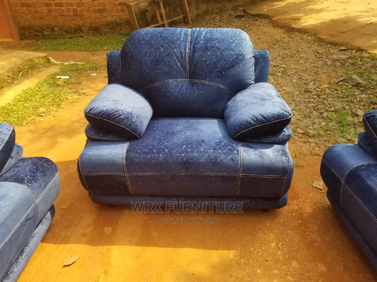 Six Seater Fiber Sofa Set