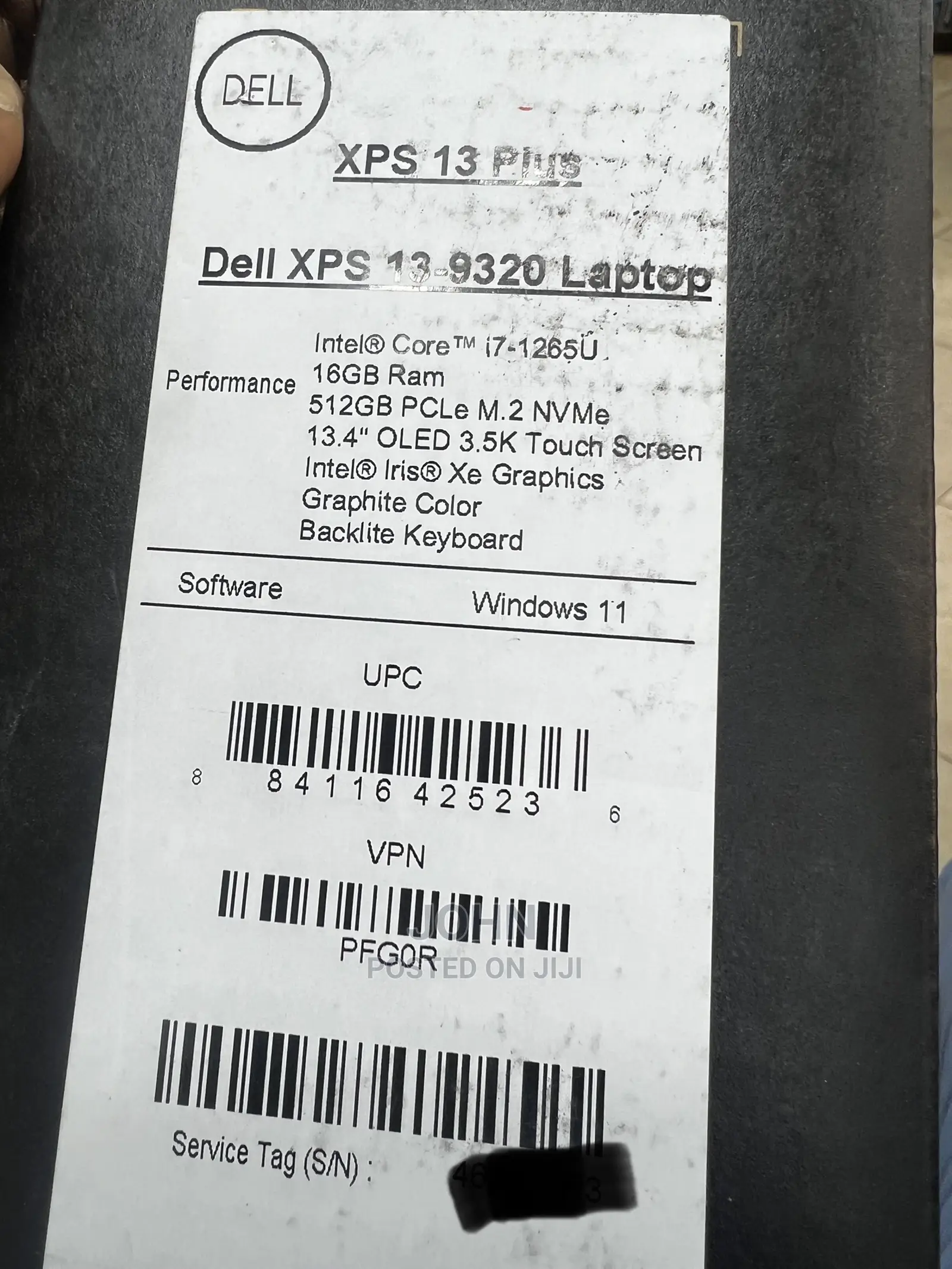 New Laptop Dell XPS 13 9310 16GB Intel Core I7 SSHD (Hybrid) 512GB
