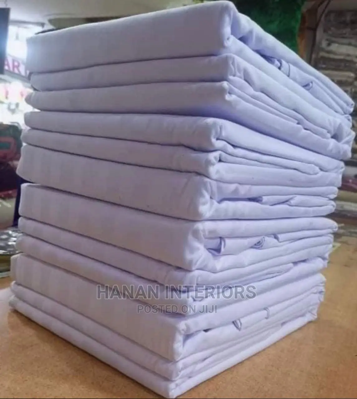 White Bedsheets-Pure Cotton Egyptian Hotel Type