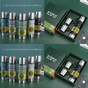 Vacuum Flask With 2 Cups