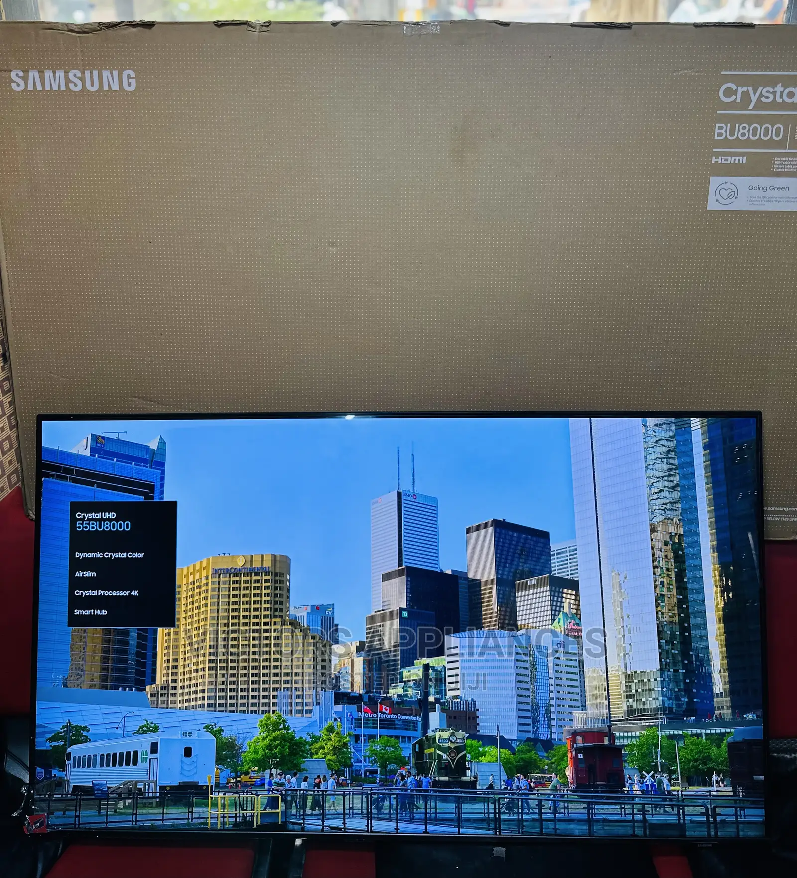 55” SAMSUNG CRYSTAL UHD Smart Tv