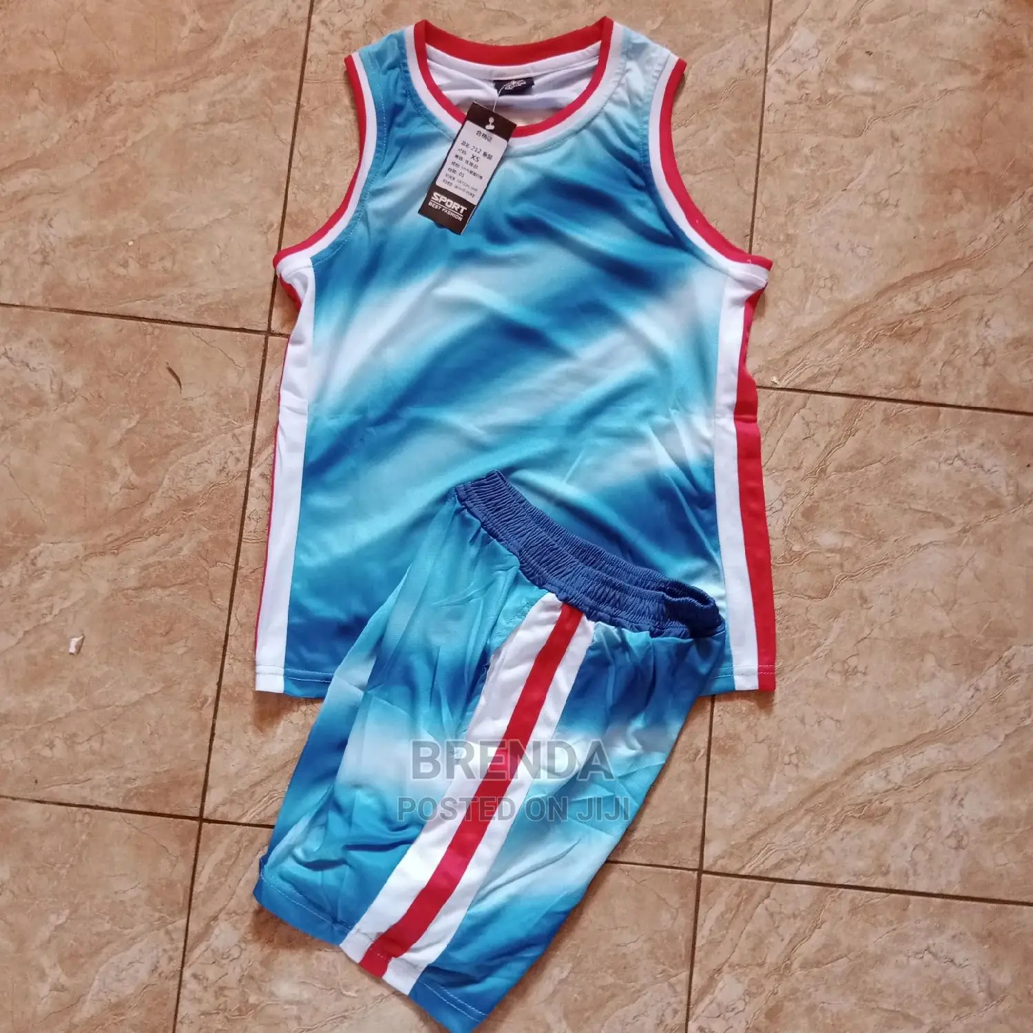 Brand New Kids Plain Basketball Jerseys