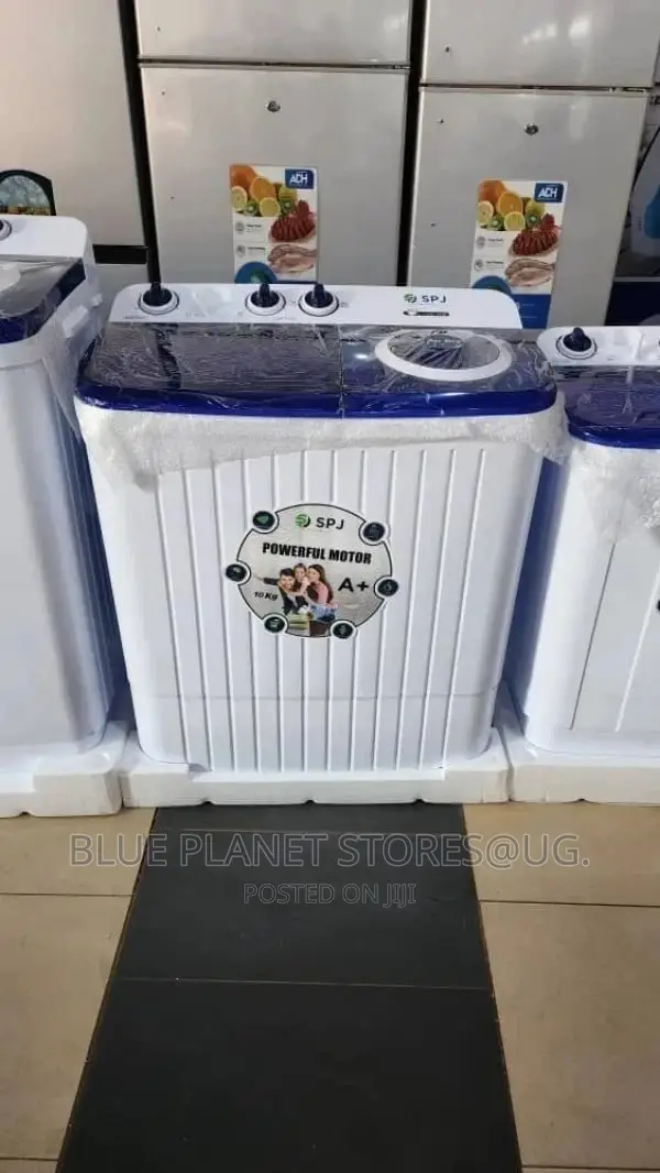 SPJ 10kgs Semi Auto Twin Tub Washing Machines \\ Top Loader.