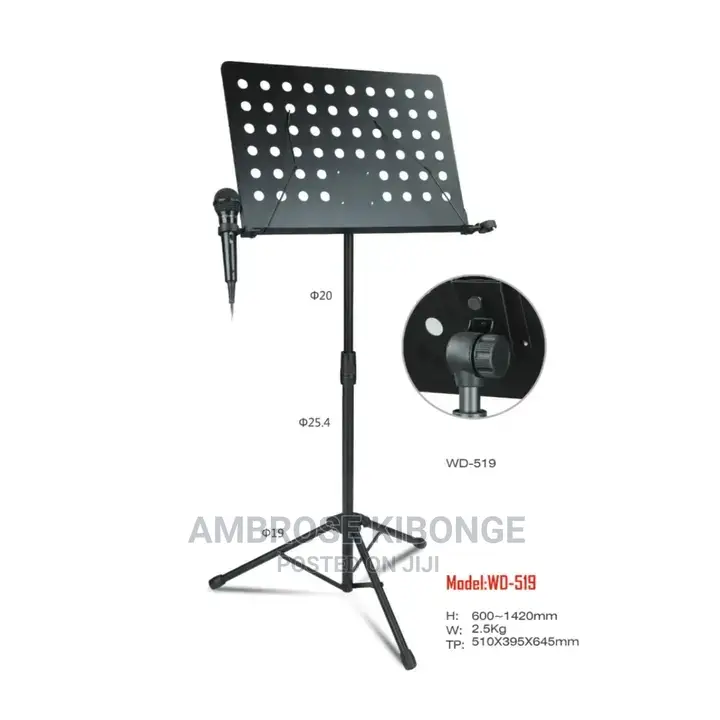 Straight Quick Release Tripod Portable Music Sheet Stands