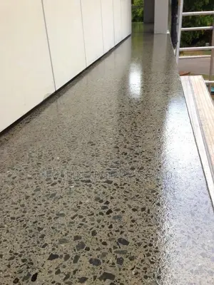 Photo - Polished Terrazzo With Epoxy Flooring.