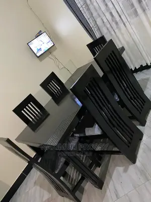 Black 6 Seater Dinning Set
