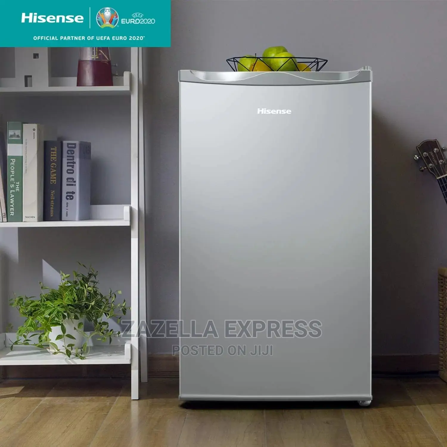 Hisense 120 Litres Fridge, Single Door Refrigerator – Silver