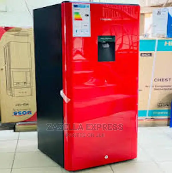 Hisense 230L Single Door Fridge RR229D4RED; Water Dispenser,