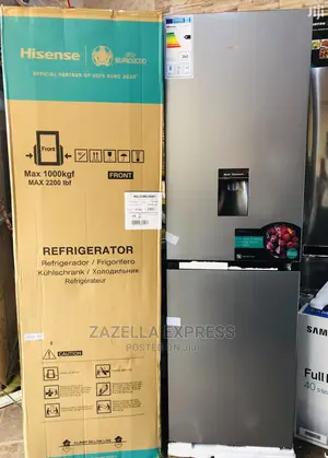 Hisense 328l Double-Door Sliver Color Fridge Frost Free