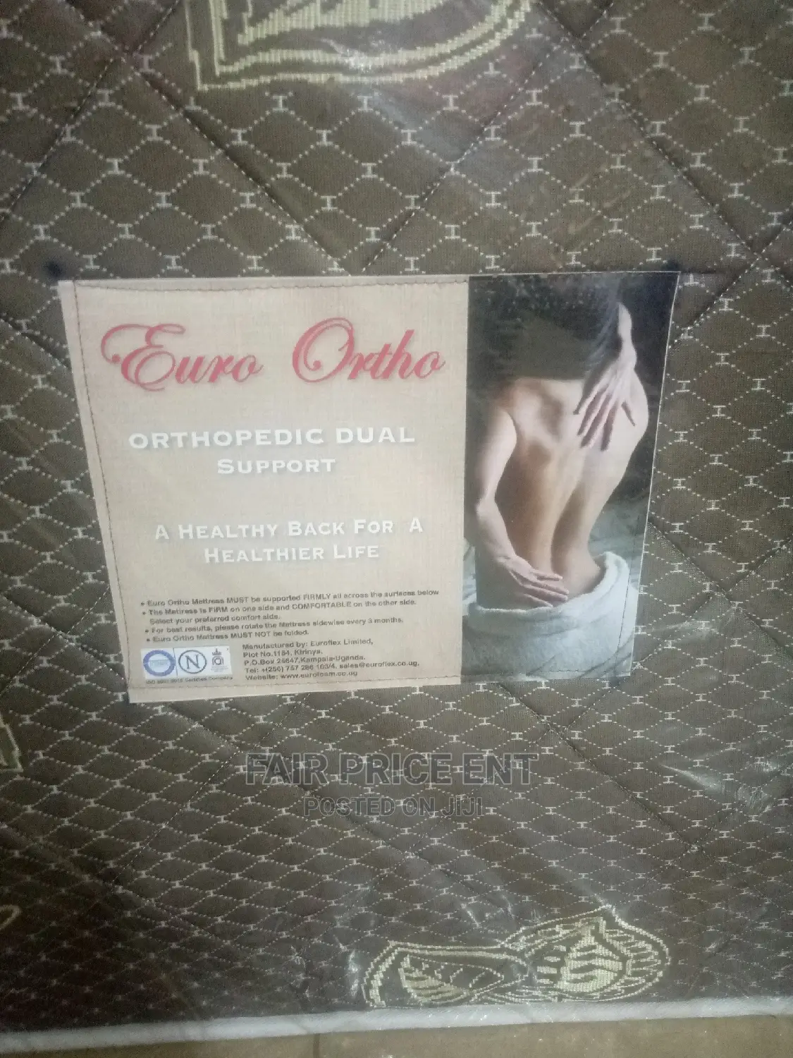 Orthopedic Medical Mattress.5x6x8inches.( Brown)