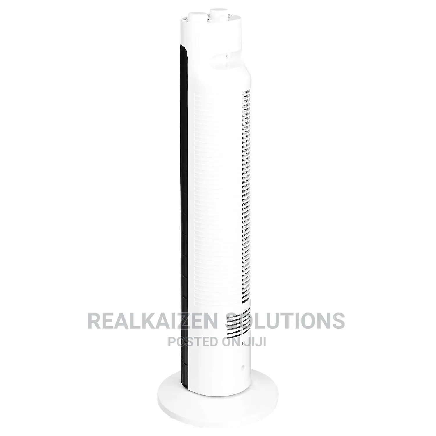 UK BASICS 3 Speed Oscillating Portable Tower Fan 45W