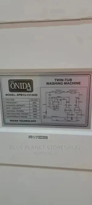 ONIDA 13kg Manual Washing Machine \\ Wash $ Dry/Xpb13-1313od