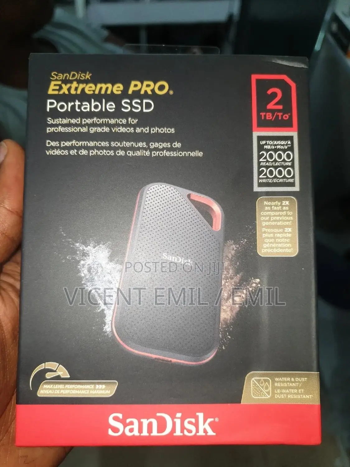 Extreme Pro Portable SSD 2tb