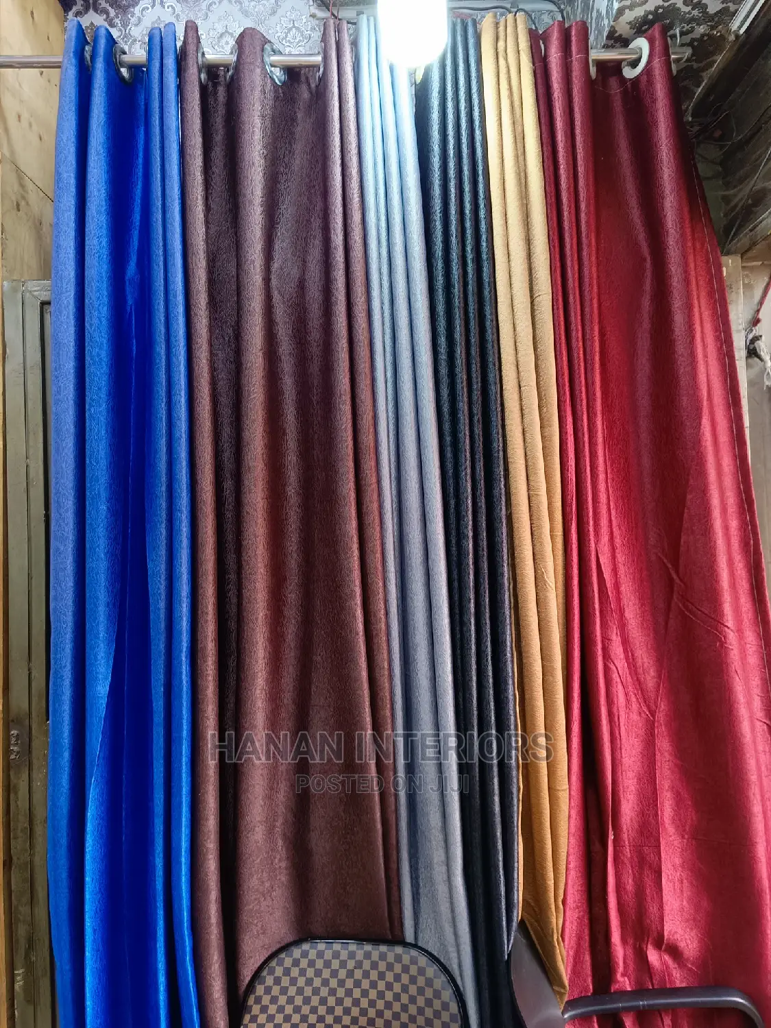 Plain Curtains- Pair