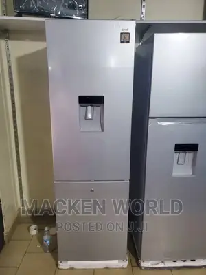 340 Liters Chiq Double Door Fridge With Water Dispenser