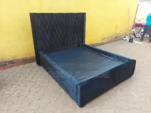 Beautiful Black 5X6 Corporate Bed