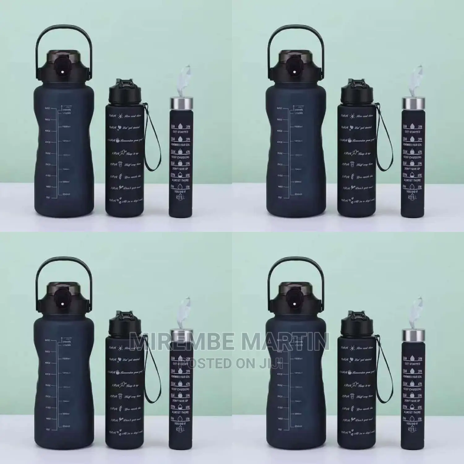 Portable Travel Water Bottle Set