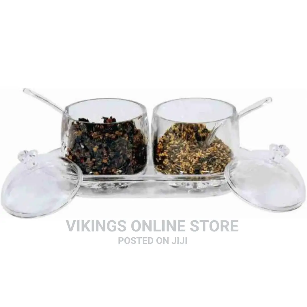 Acrylic Spice Jar Kitchen Storage Bottle Salt Jar Sugar Bowl