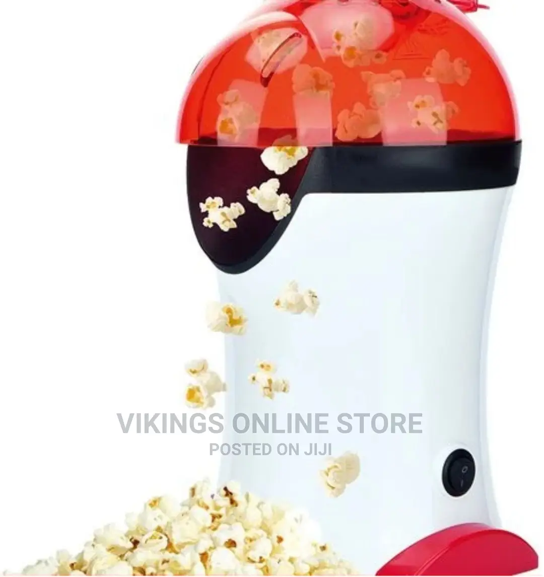Electric Popcorn Maker Popper Machine – Red