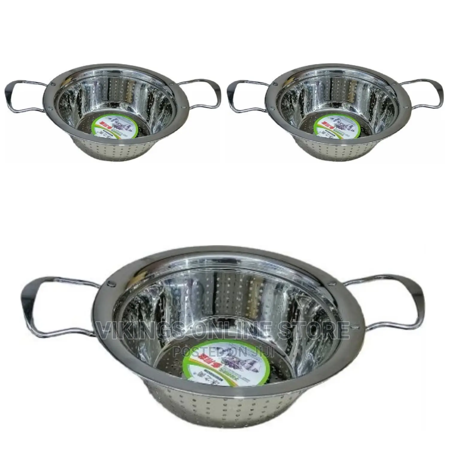 28 Cm Stainless Steel Rice, Vegetable Strainer Colander,