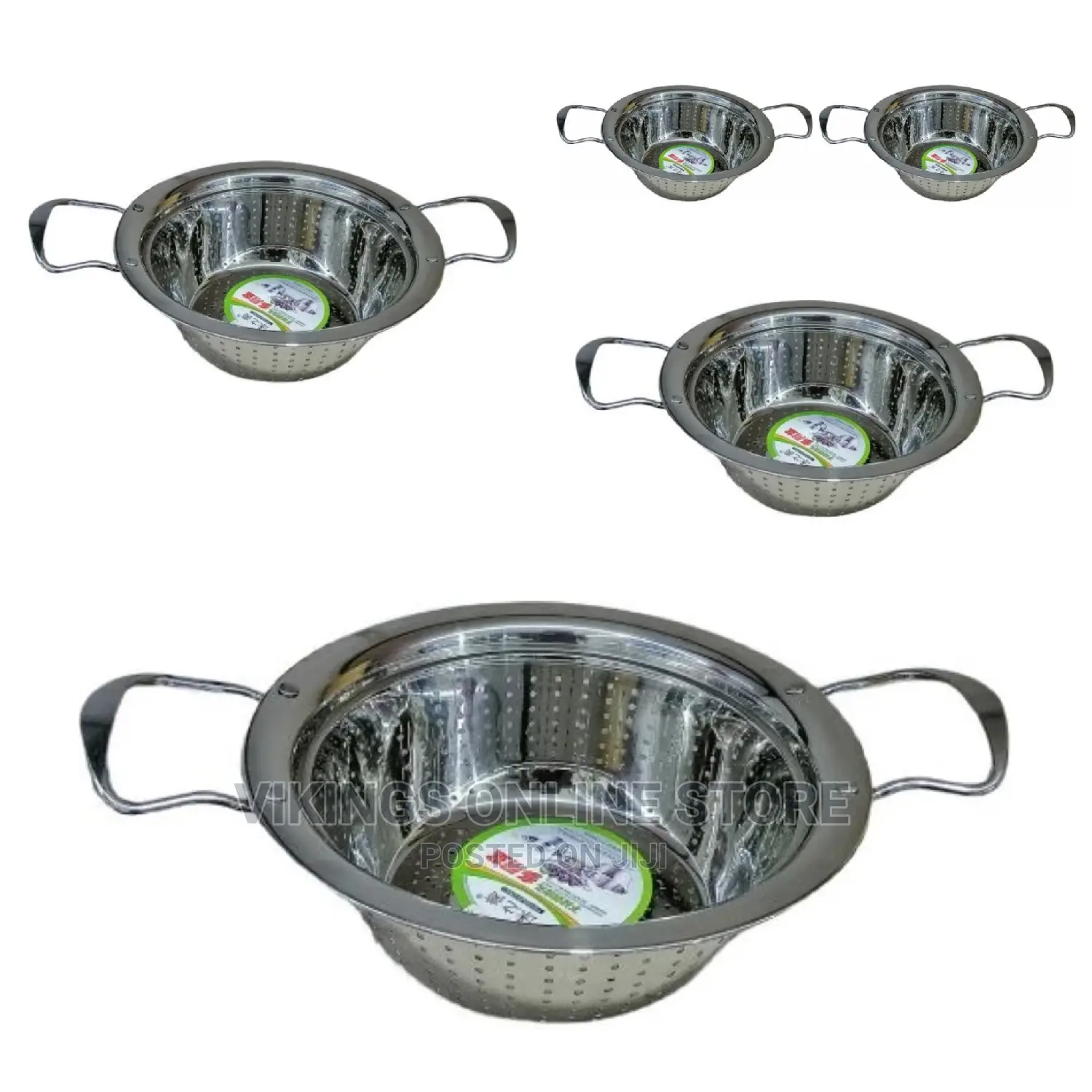 30 Cm Stainless Steel Rice, Vegetable Strainer Colander,