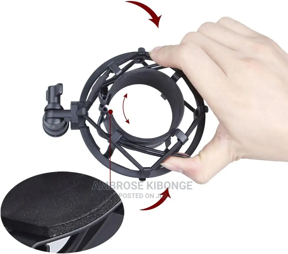 High Quality Portable Shock Mount for Studio Microphones.
