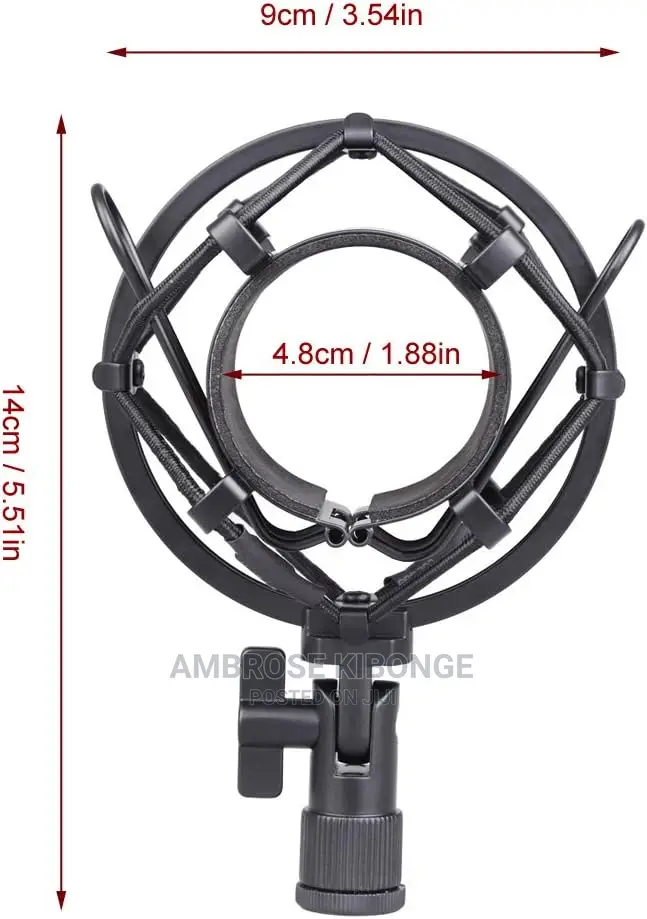 High Quality Portable Shock Mount for Studio Microphones.