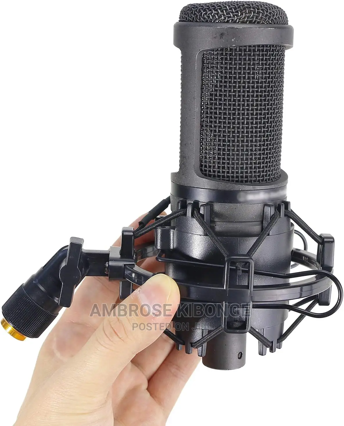 Anti Vibration Mic Clip Holder Shock Mount for Studio Mic.