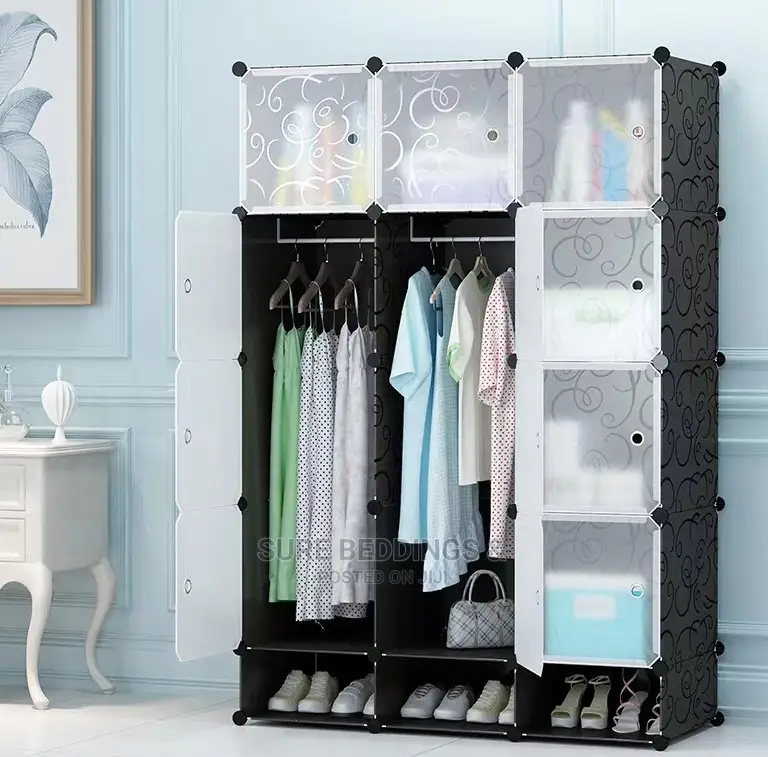 3 Columns Plastic Wardrobe