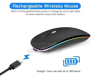 Wireless Rechargeable Bluetooth Mouse