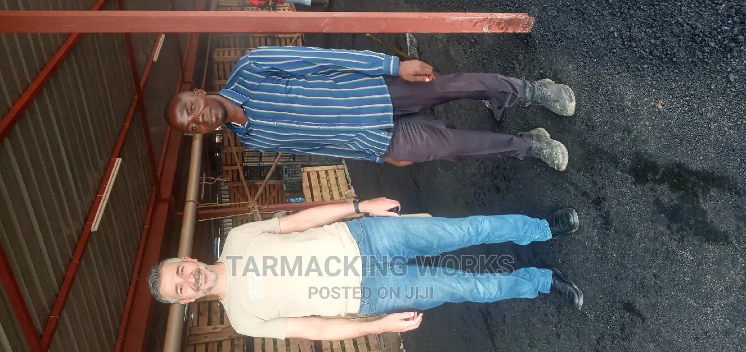 Tarmacking Access Roads And Compounds